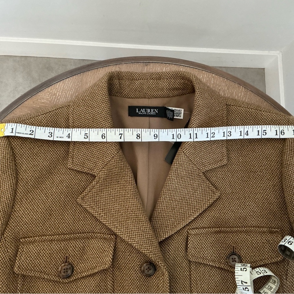 Lauren Ralph Lauren
WOOL BLEND TWILL BLAZER - Blazer - brown multi - Picture 9 of 10